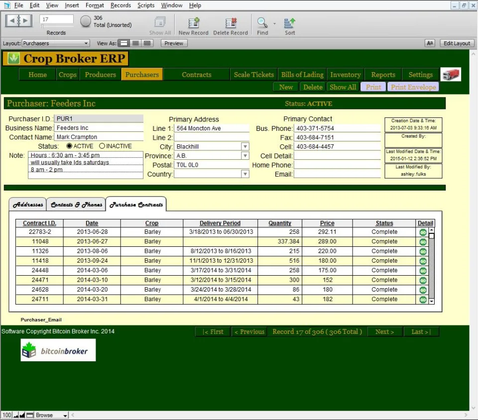 Crop Broker ERP — Screenshots 3