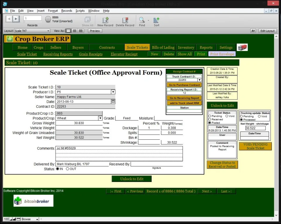 Crop Broker ERP — Screenshots 4