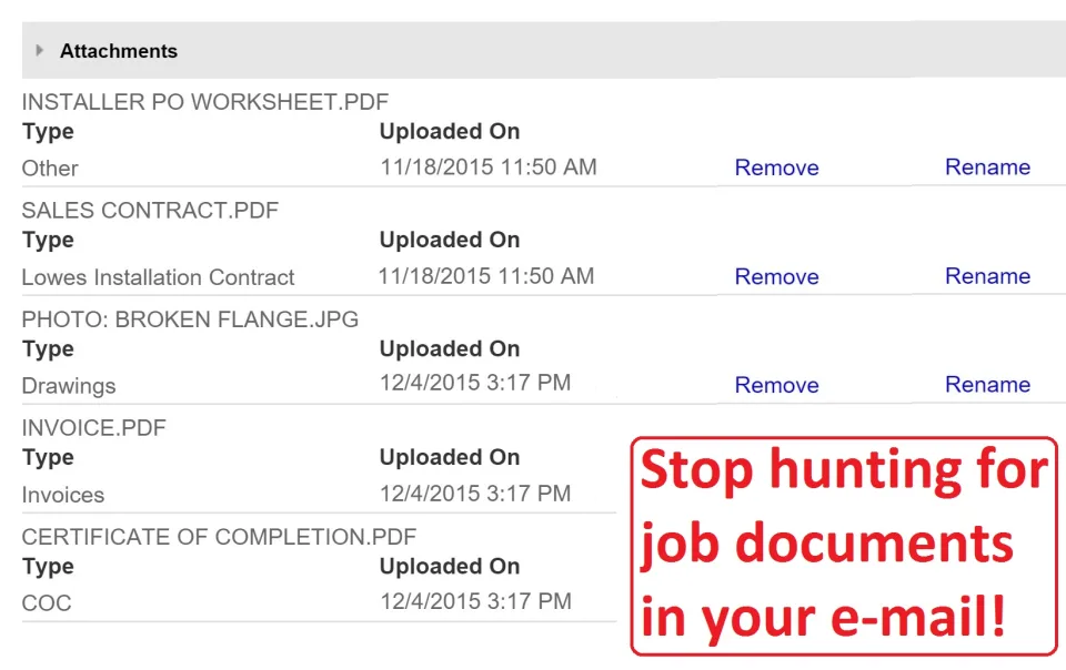 Customer Installations Online — Screenshots 2