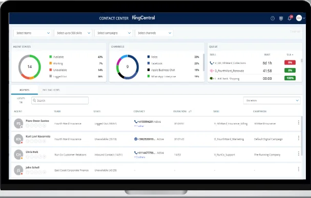 RingCentral Centre de Contact — Screenshots 2
