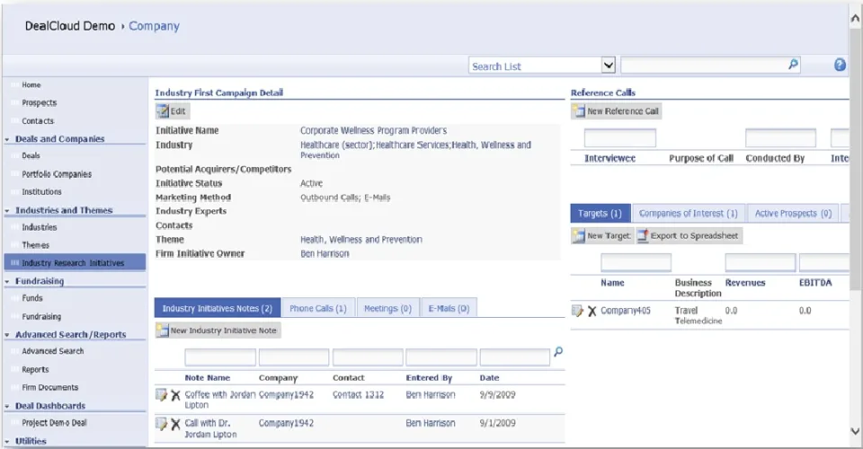 DealCloud — Screenshots 2