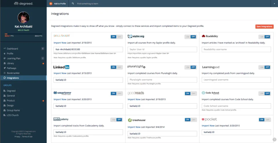 Degreed — Screenshots 1