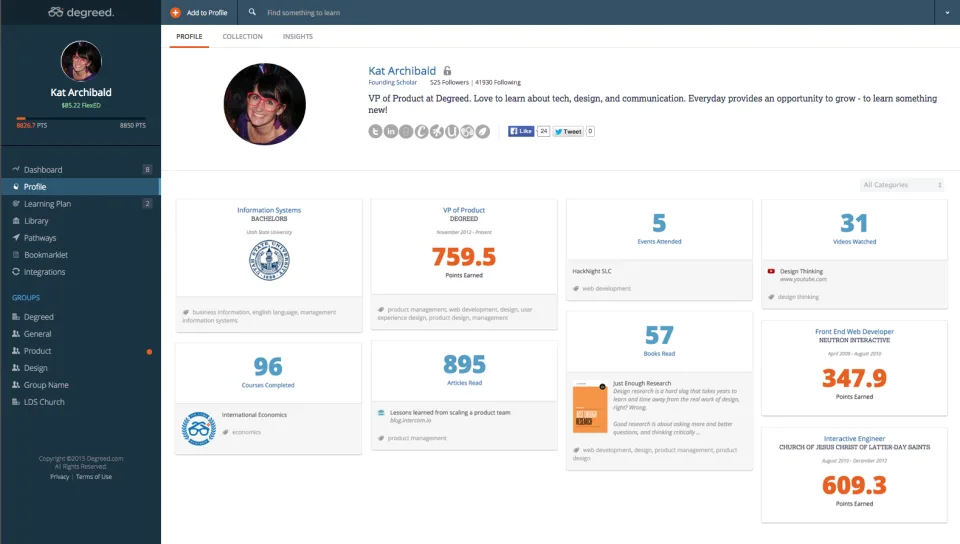 Degreed — Screenshots 2