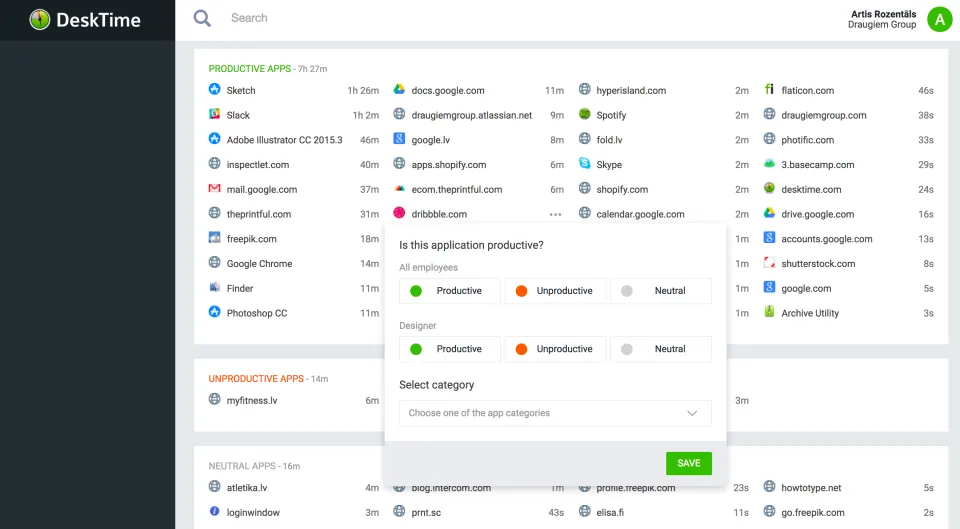 DeskTime — Screenshots 2
