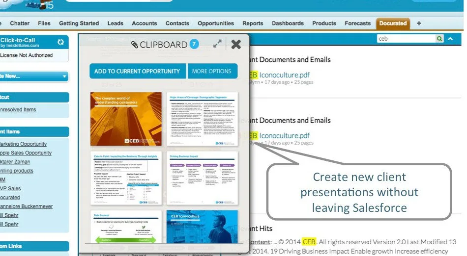 Docurated Sales Enablement — Screenshots 2