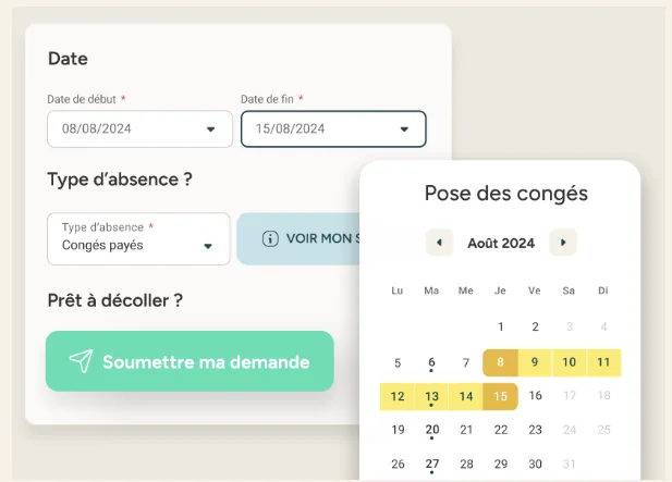 Eurécia Congés & Absences — Captures d'écran 1