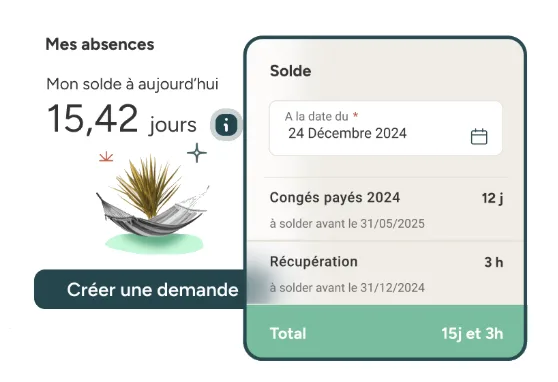 Eurécia Congés & Absences — Captures d'écran 2
