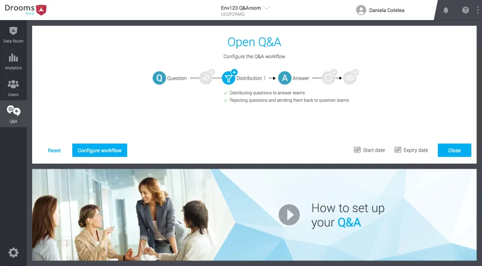 Drooms Virtual Data Room — Screenshots 4