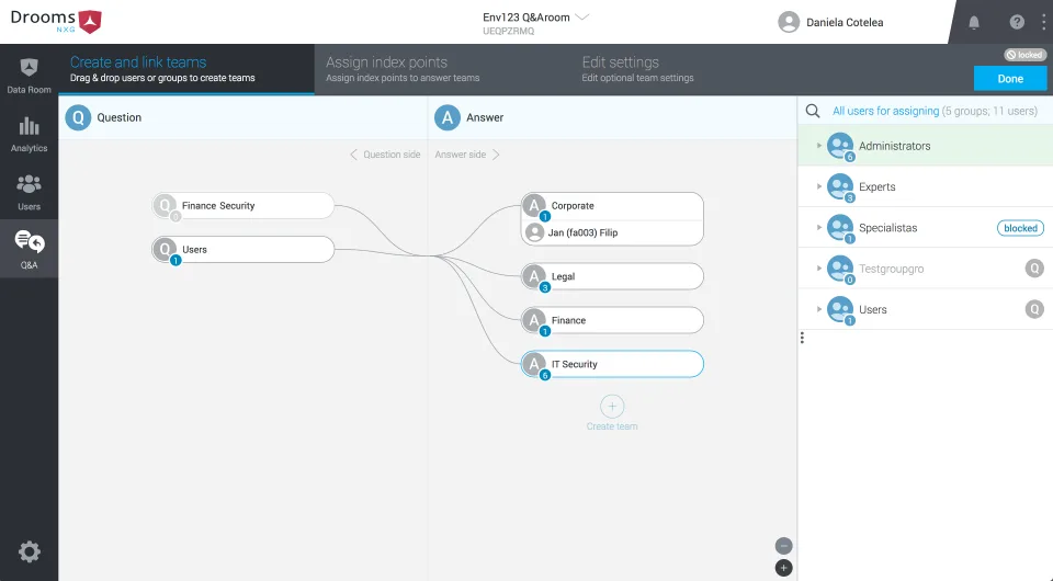 Drooms Virtual Data Room — Screenshots 5