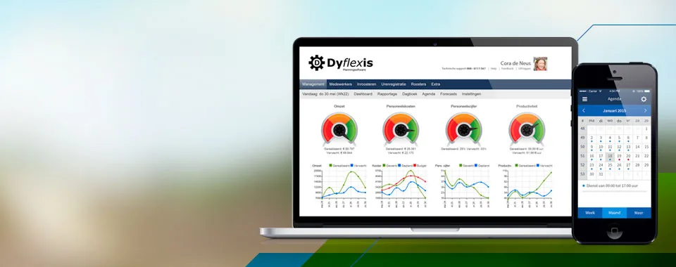 Dyflexis Time & Attendance — Screenshots 1