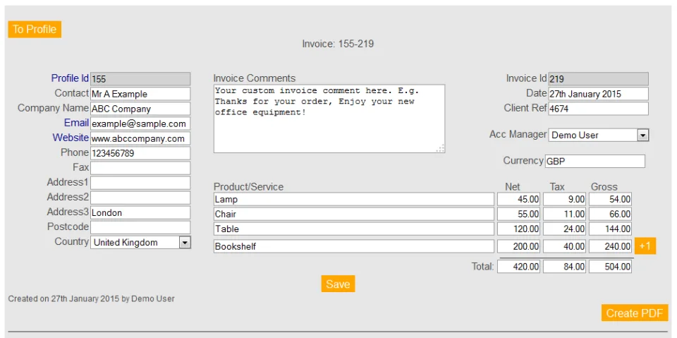 Easy Simple CRM — Screenshots 4