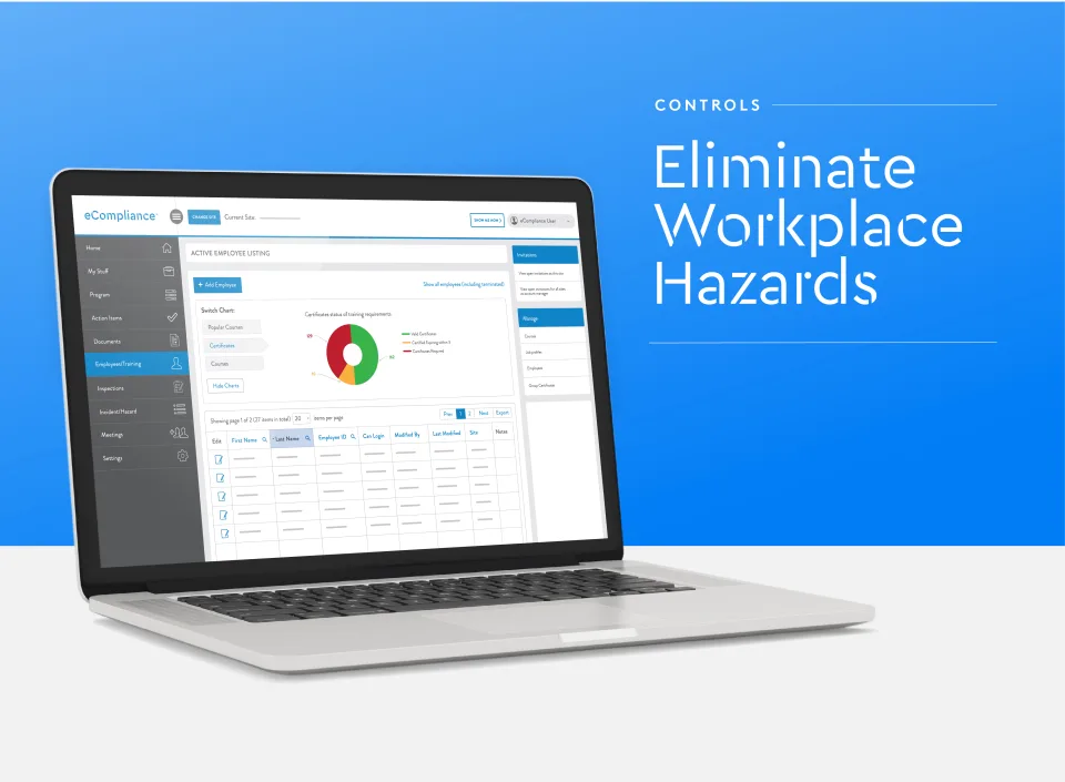 eCompliance Safety Software — Screenshots 1