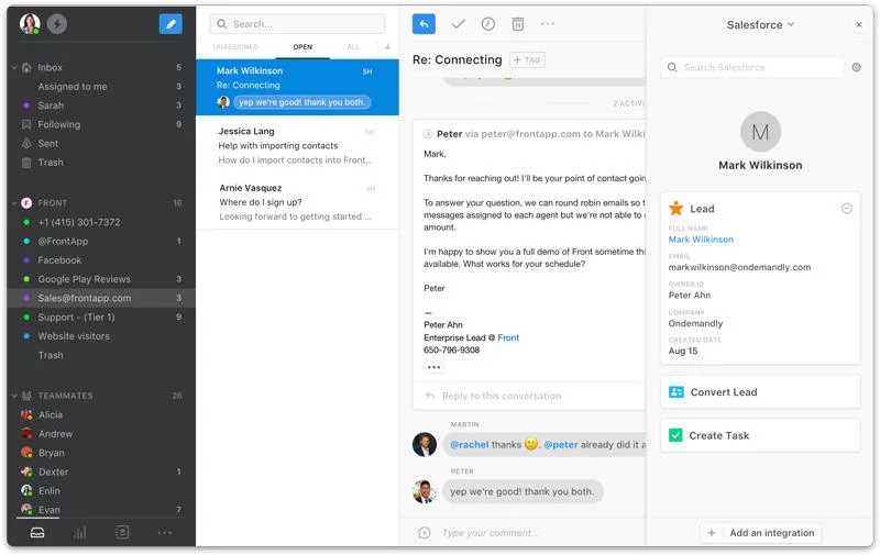 Front App — Screenshots 1
