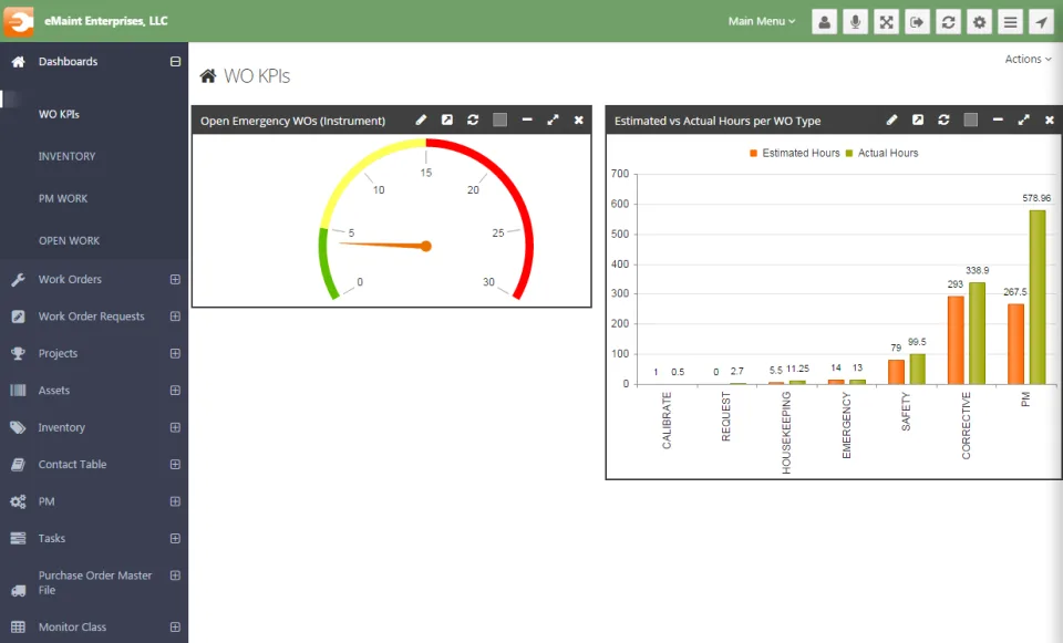 eMaint CMMS — Screenshots 2