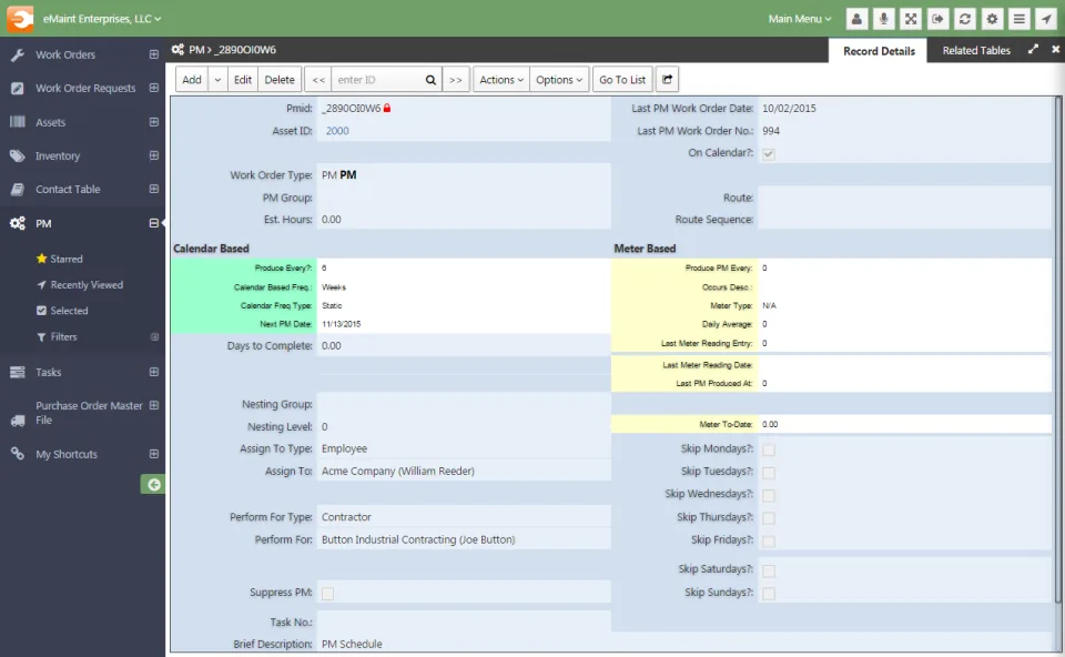 eMaint CMMS — Screenshots 3