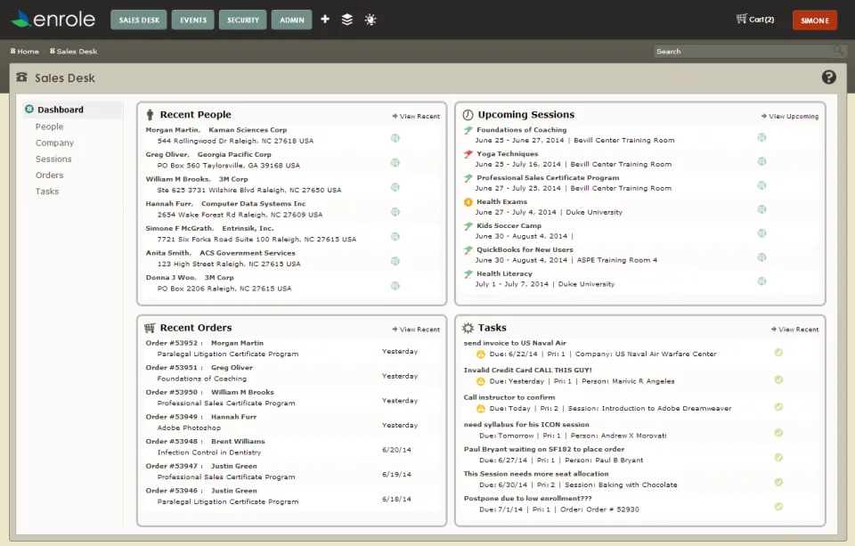 Enrole — Screenshots 1