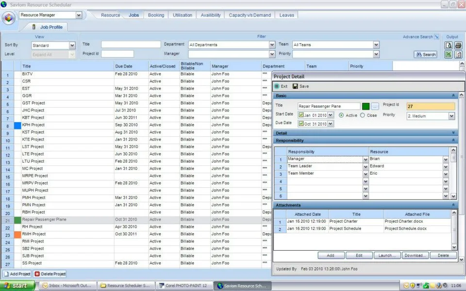 Enterprise Resource Management — Screenshots 2