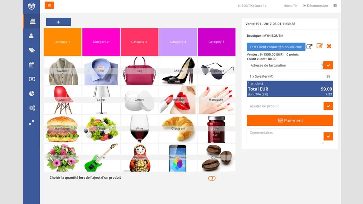 Hiboutik — Screenshots 1