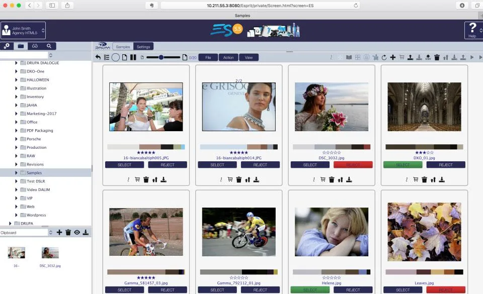 DALIM ES - DAM - WORKFLOW — Digital Asset Management Software