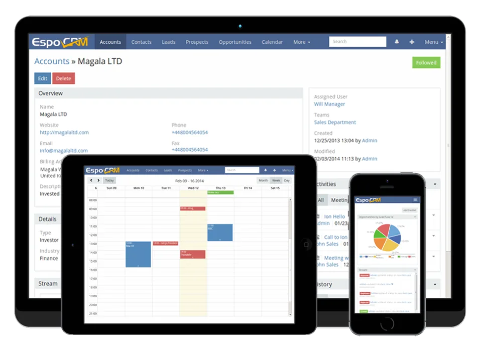 EspoCRM — Screenshots 2