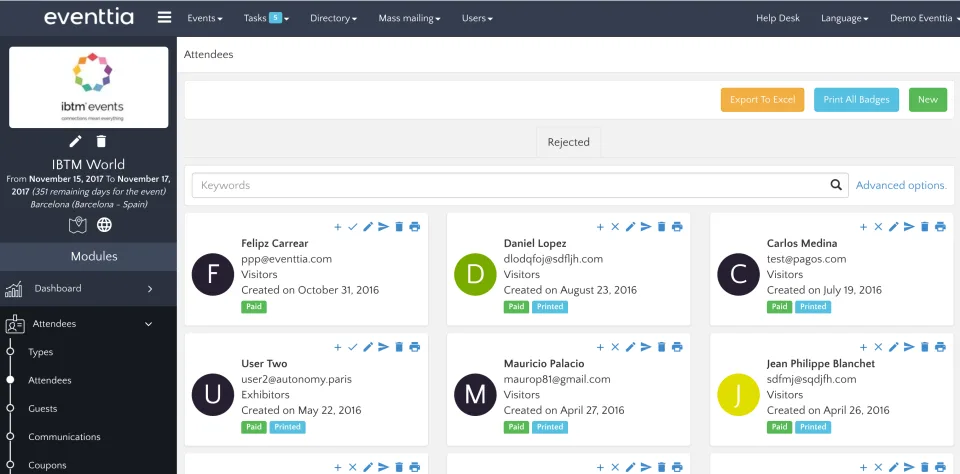 Eventtia — Screenshots 2