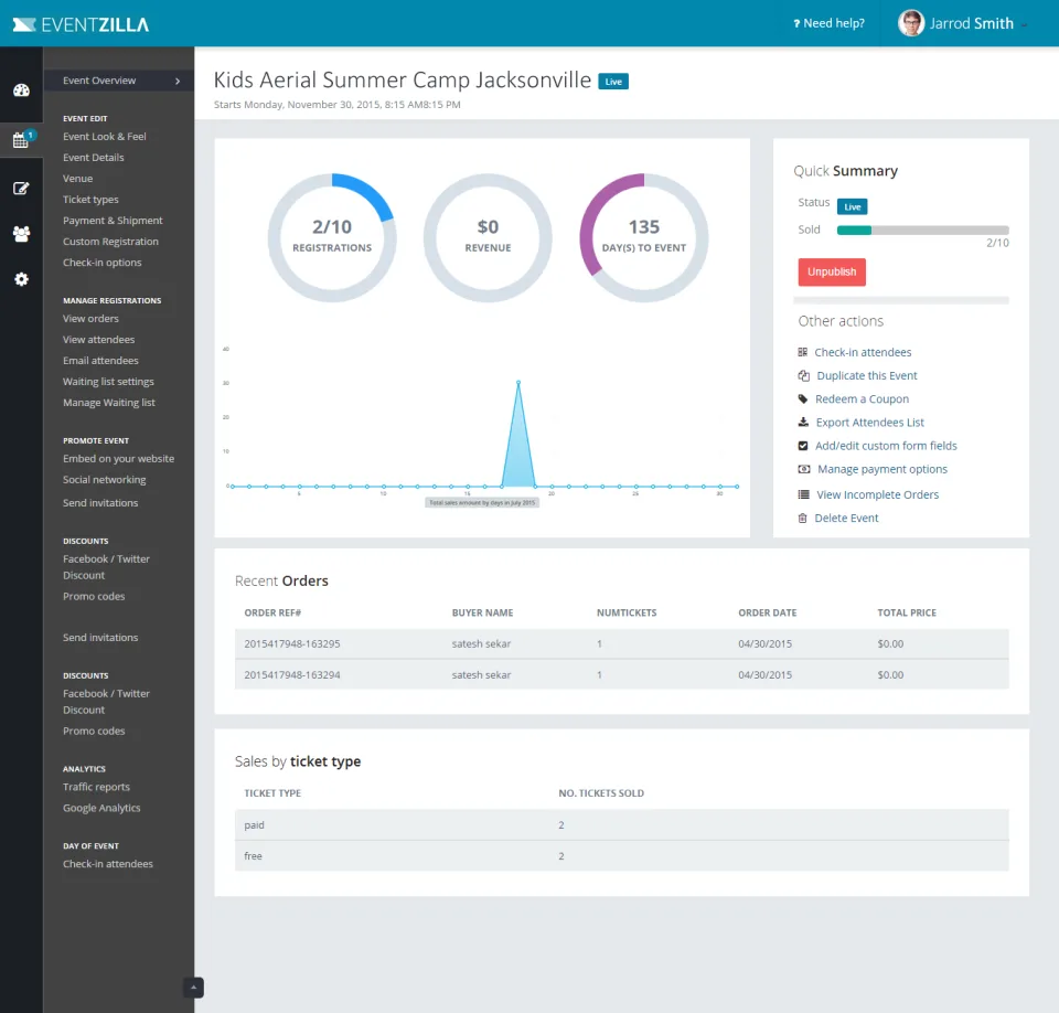 Eventzilla — Screenshots 4