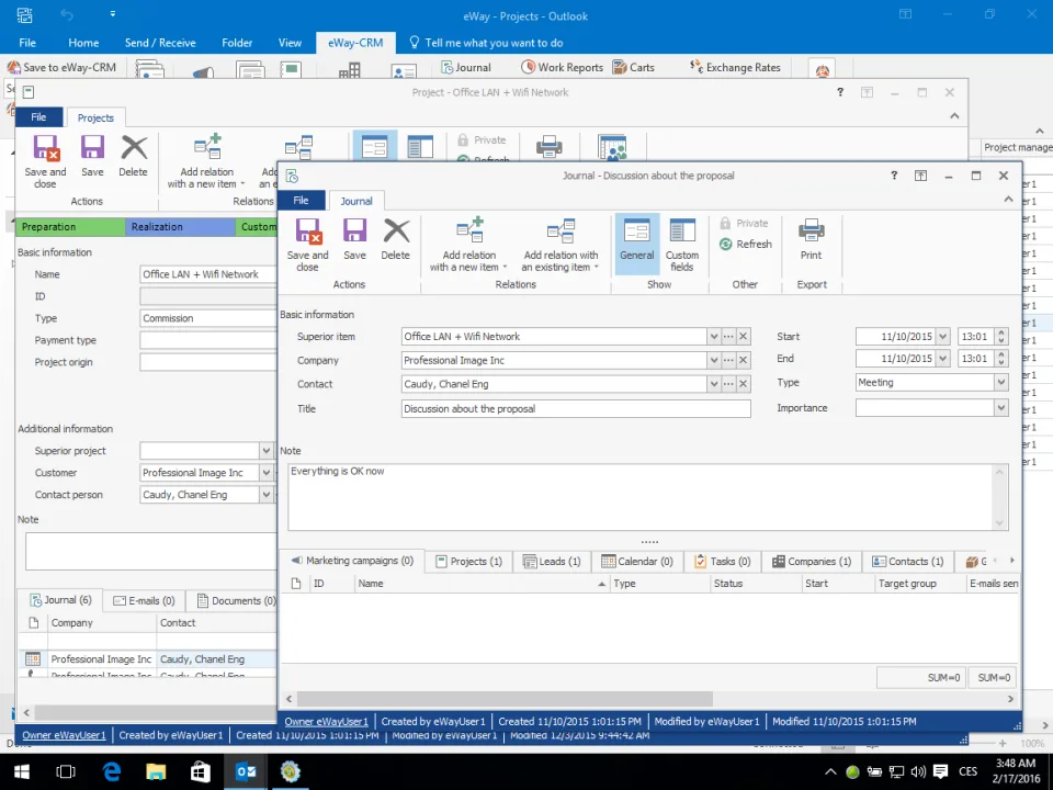 eWay-CRM — Screenshots 1