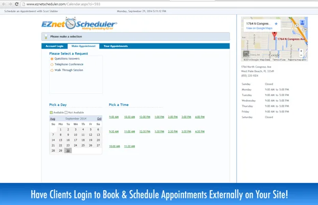 EZnet Scheduler — Screenshots 2