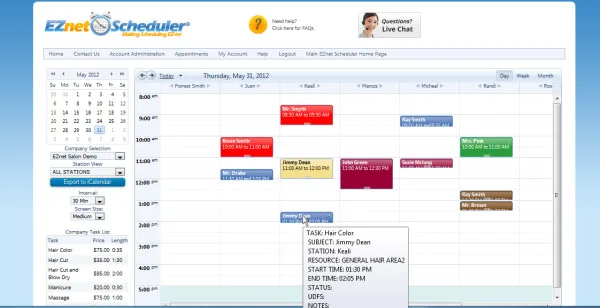 EZnet Scheduler — Screenshots 3