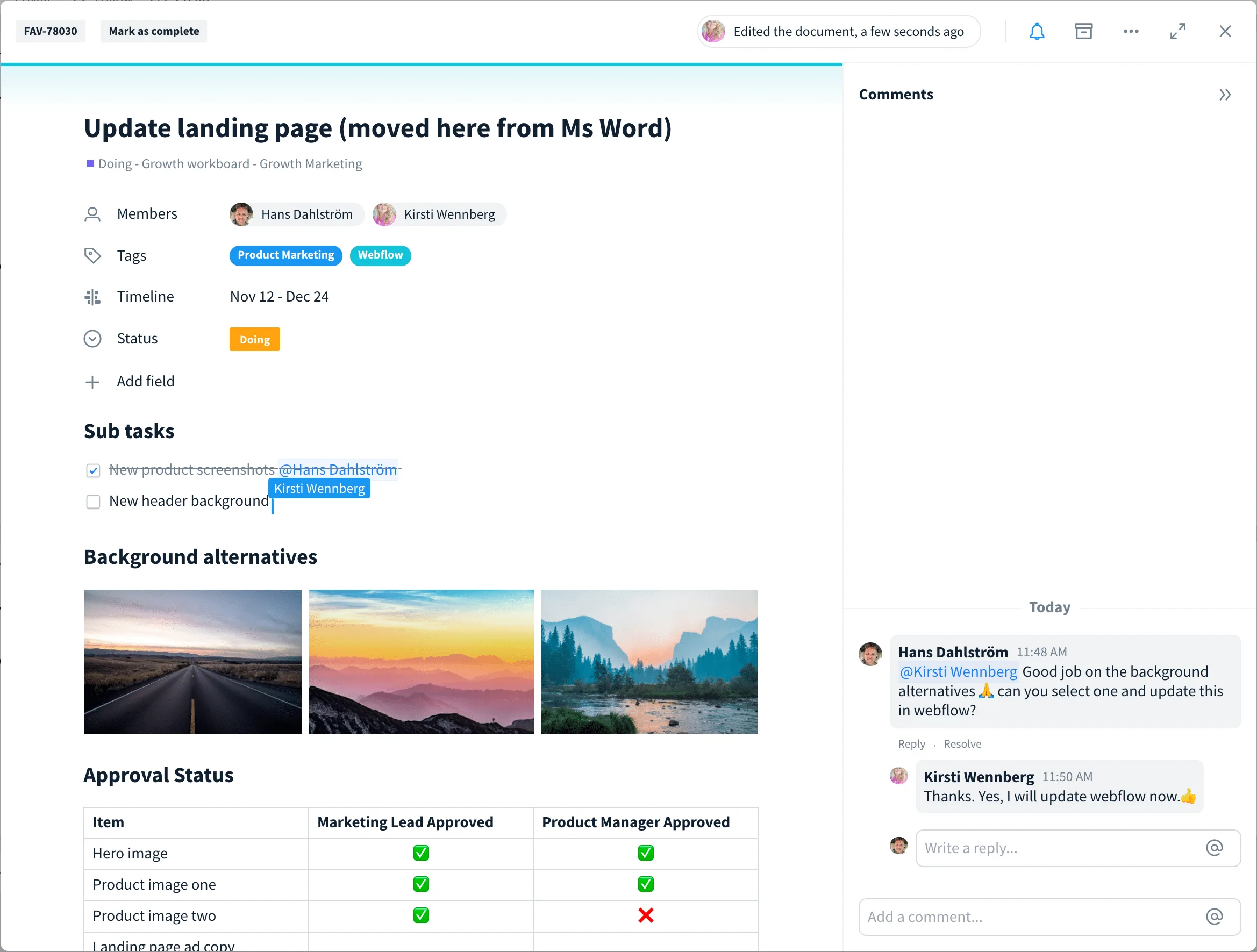 Favro — Screenshots 4
