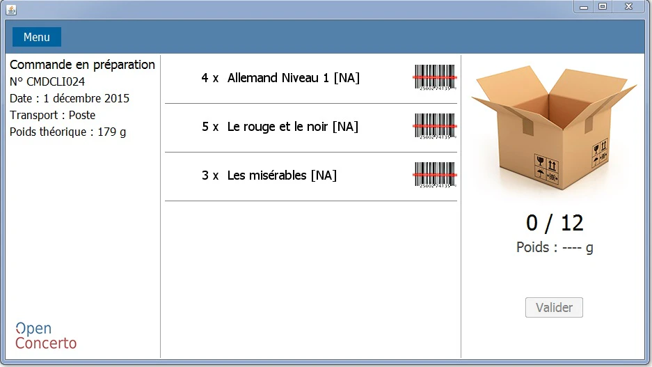 Meilleur logiciel gestion de stock : OpenConcerto