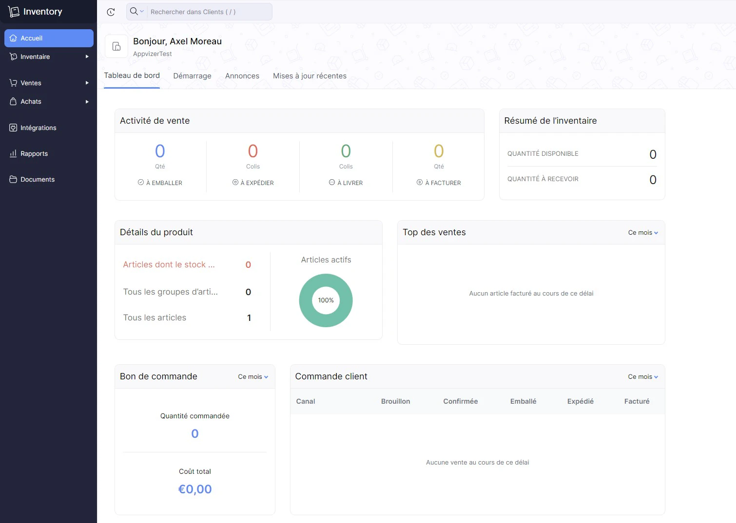Meilleur logiciel gestion de stock : Zoho Inventory