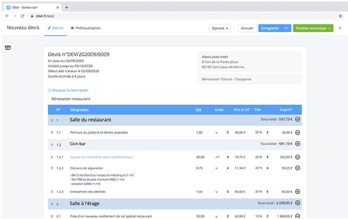 logiciel artisan : obat