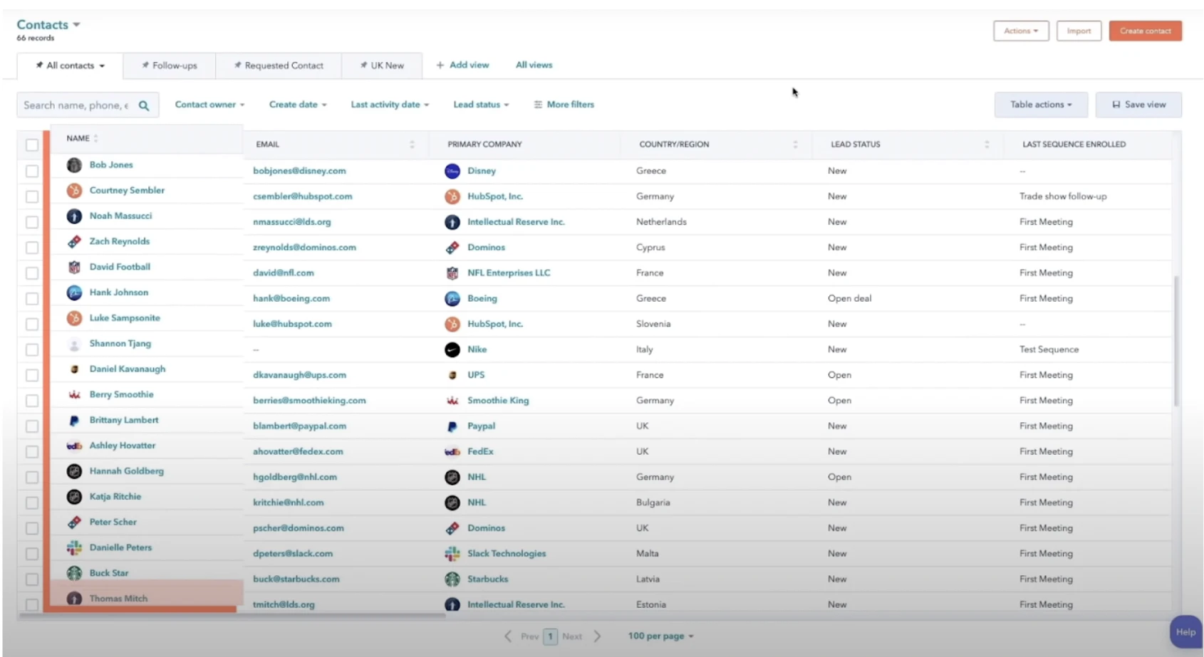 © Hubspot CRM platform