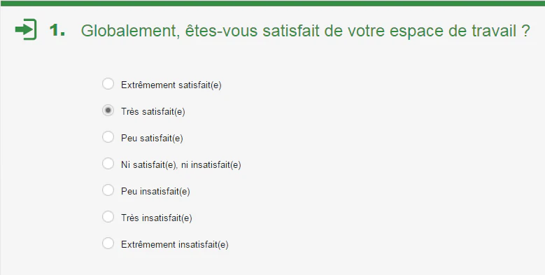 exemple d'échelle de likert