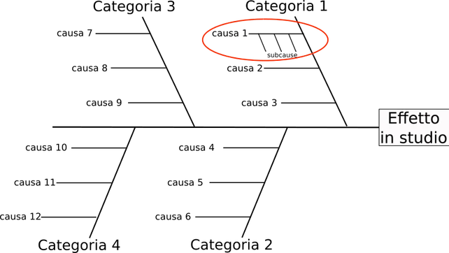 esempio diagramma lisca di pesce