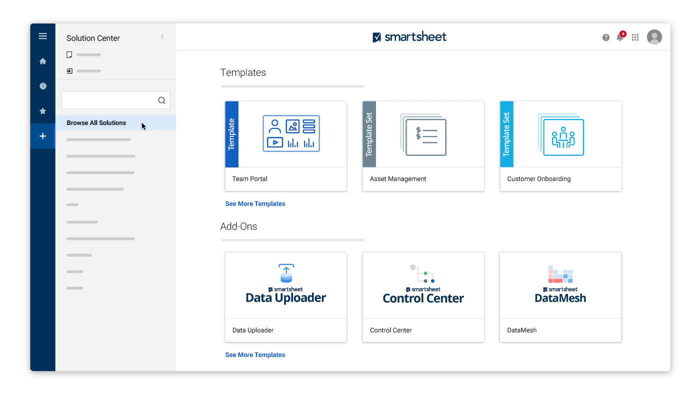 Solution Center Option 3