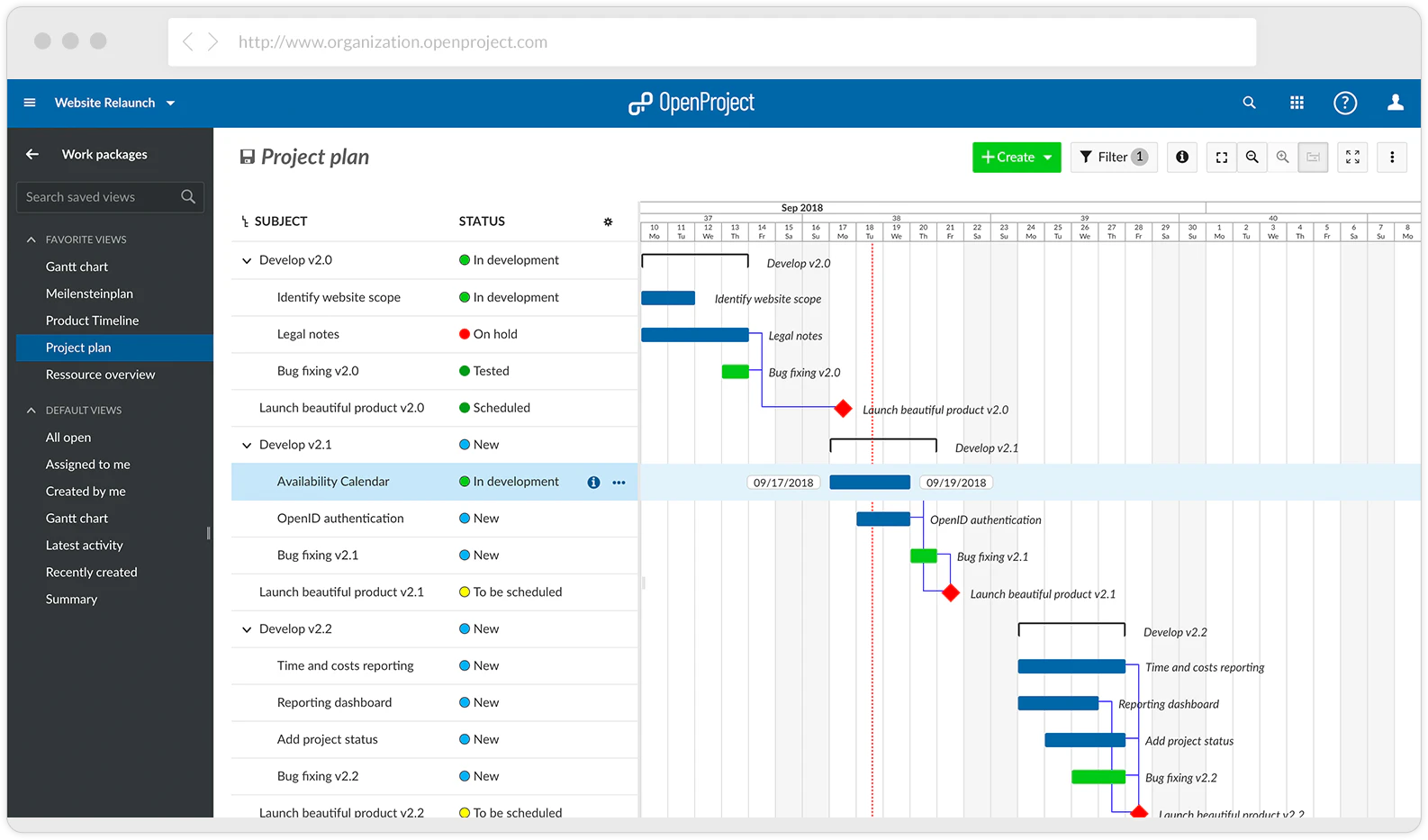 OpenProject Projektmanagement