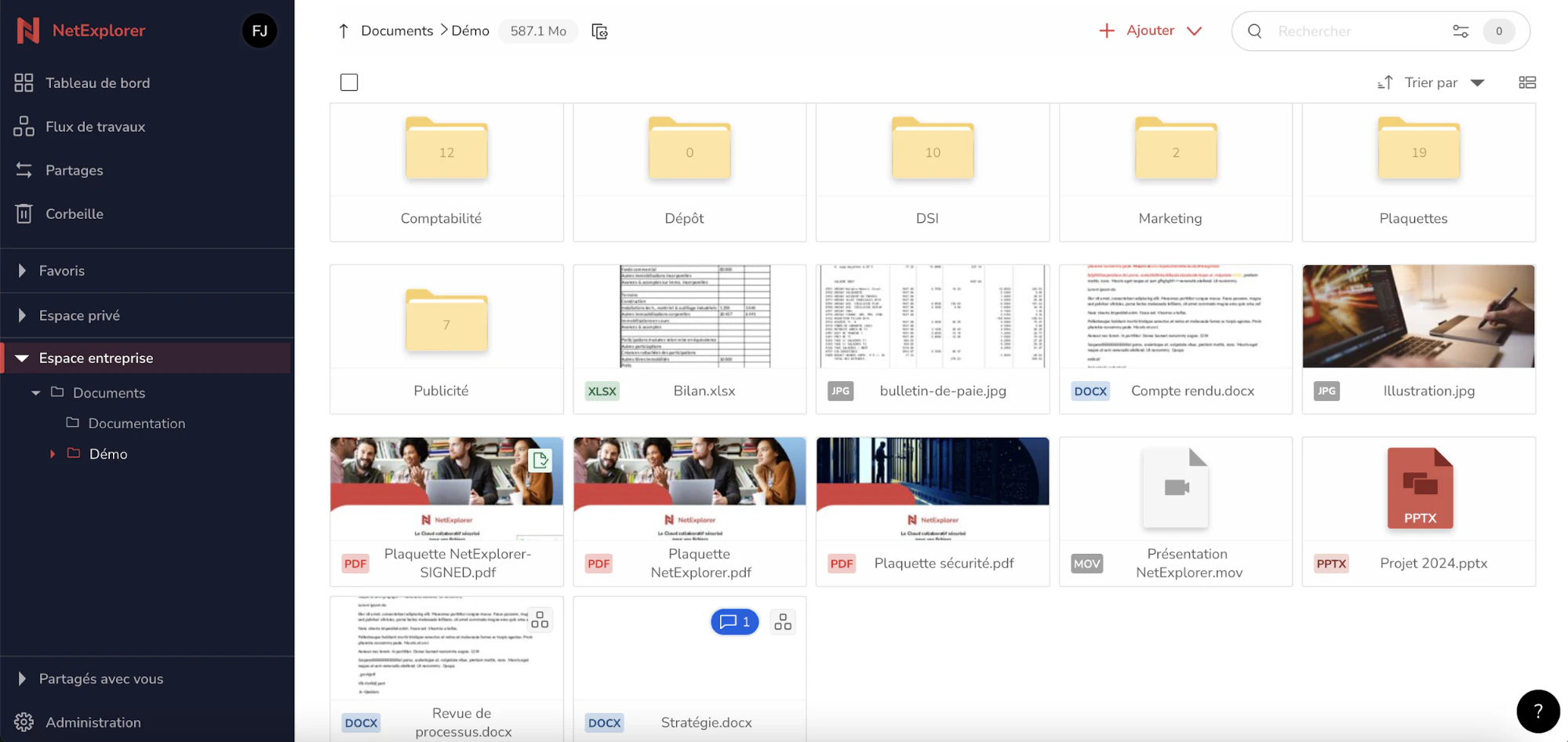 © NetExplorer Workspace