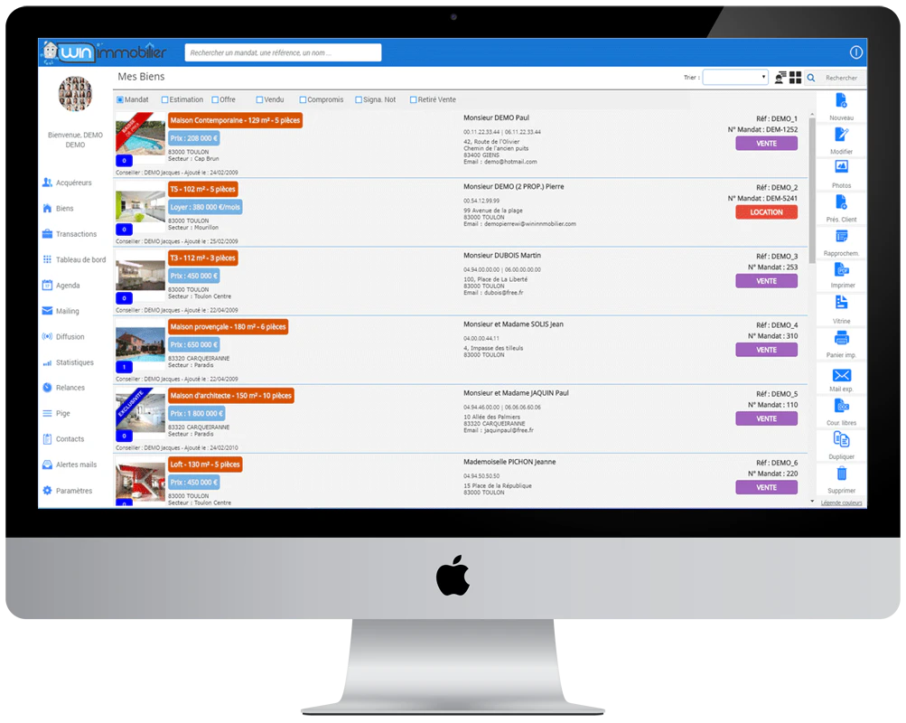 logiciel immobilier Winimmobilier