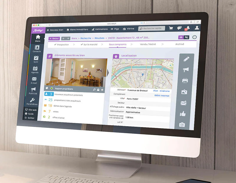 Logiciel immobilier Netty