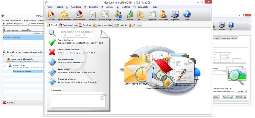 logiciel de gestion locative Emjysoft
