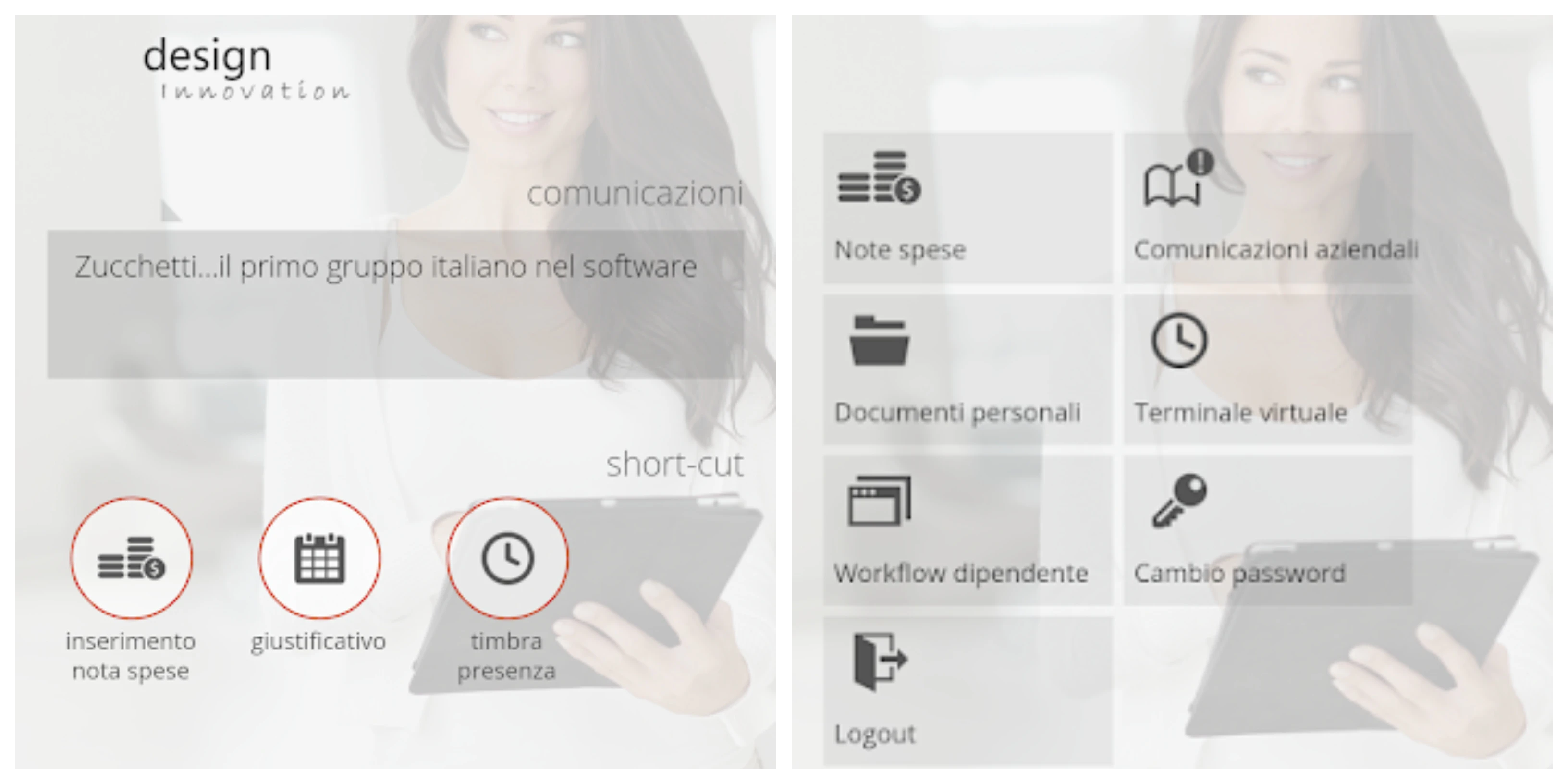 infinity zucchetti software nota spese