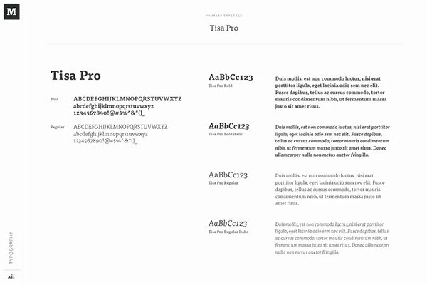 Exemple de la typographie employée par Medium (Source : Behance.net)
