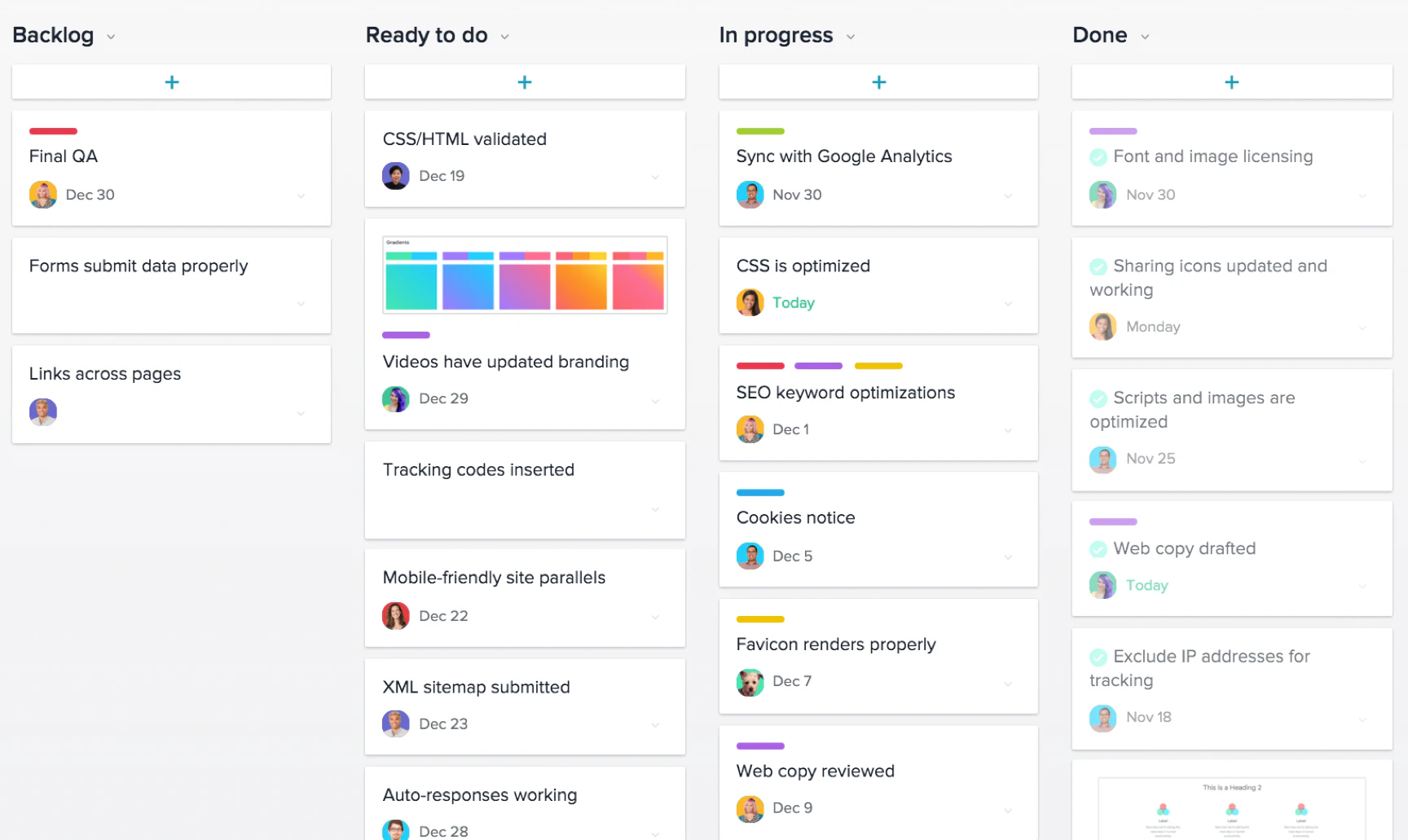 tableau Kanban