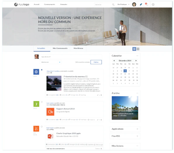 Lively réseau social d'entreprise intranet