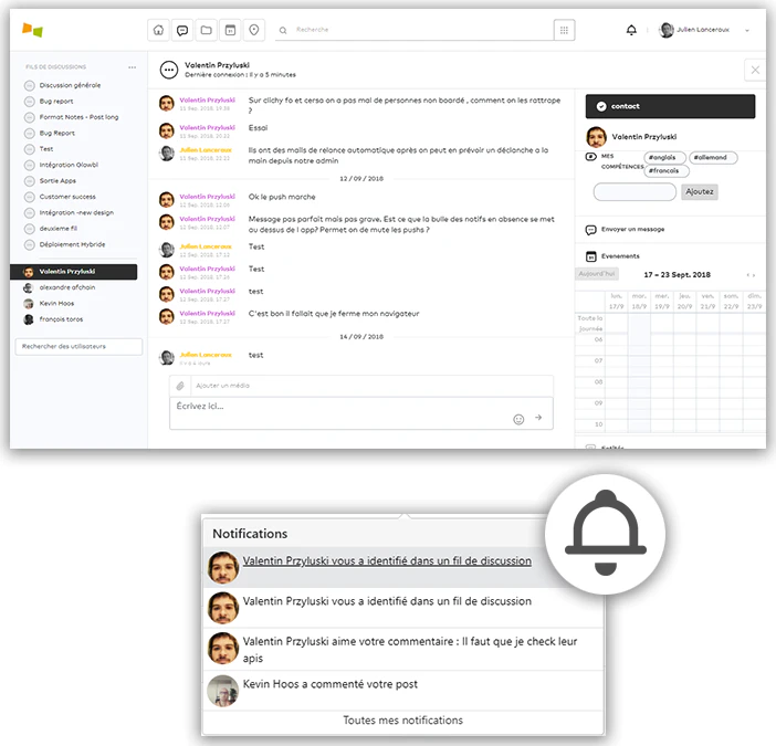 Netframe, réseau social d'entreprise