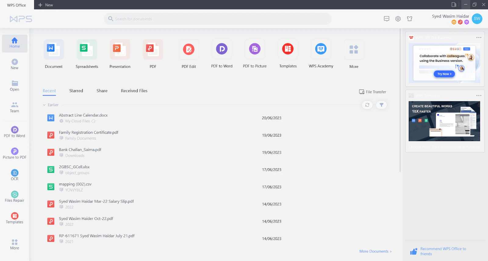 ⓒ WPS Office