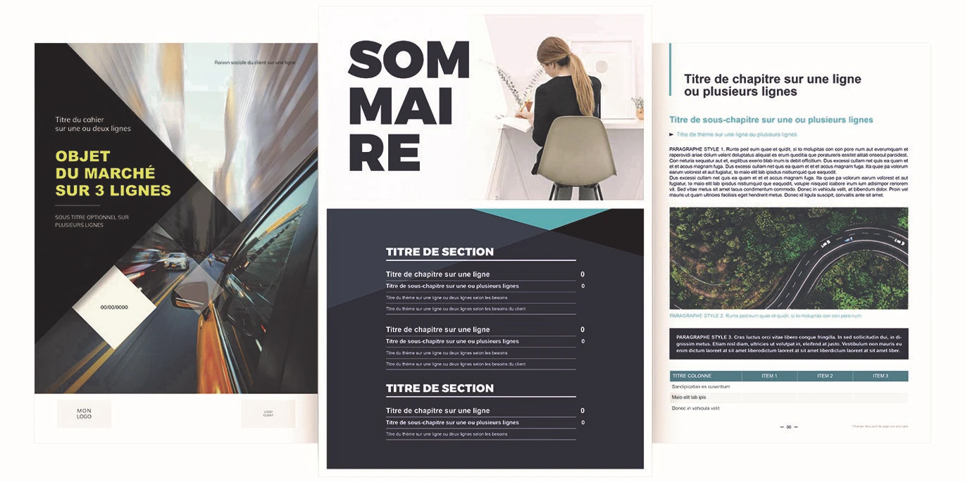 exemple de mémoire technique © Proposal Studio