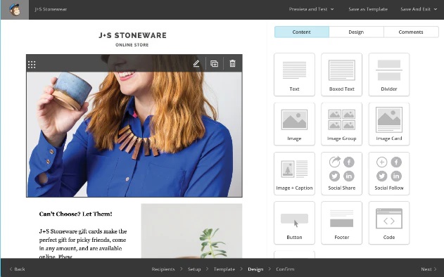 Logiciel emailing gratuit Mailchimp